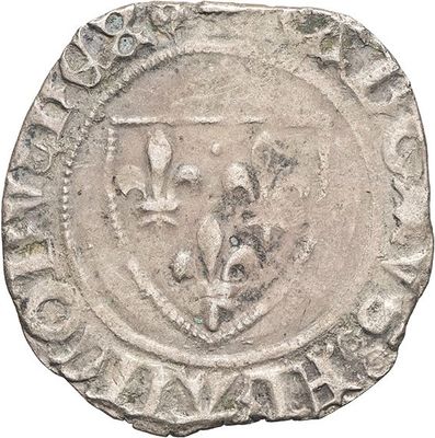 a close up of a coin on a white background with a coat of arms