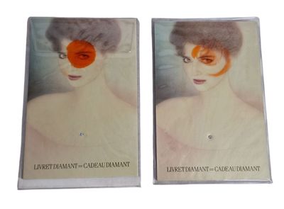 2 diamants de 0,15 carat chacun Couleur : H Pureté : VS