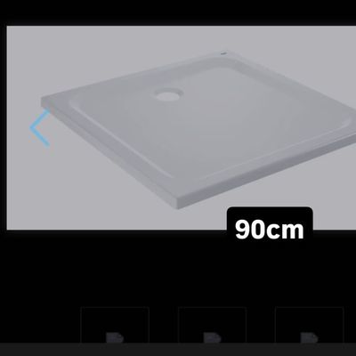 Lot de 2 receveur de douche de 90cm x 90cm