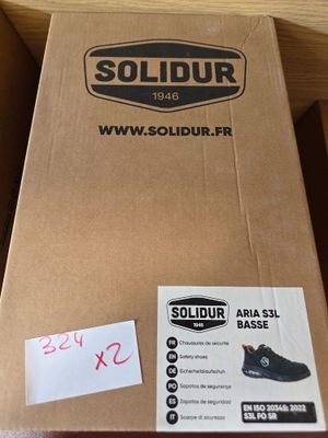 a box that has a pair of shoes in it