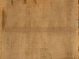 an old piece of paper with the word an written on it