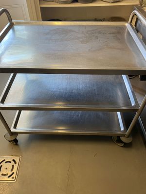 stainless steel serving cart for sale in san jose, ca