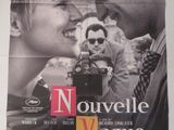 une affiche de film de la Nouvelle Vague représentant un homme et une femme