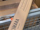 a large box that is sitting on top of a shopping cart