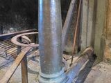a metal object that is sitting on the floor