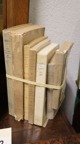 Lot de livres sur la Lorraine: BLEICHER: Les VOSGES le sol et les...
