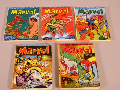 Marvel. 5 Marvel numéros 3 à 7 inclus. - Photo 1
