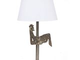 an image of a lamp with a horse on it