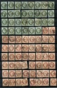 a close up of a picture of a tile with many different designs