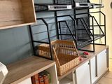 a laundry room with a washer and dryer in it