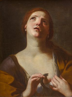 an image of a painting of a woman holding a bird in her hands
