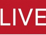 a red live button with the word live on it