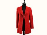 an image of a red jacket on a mannequin