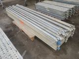 a lot of steel bars stacked on top of each other