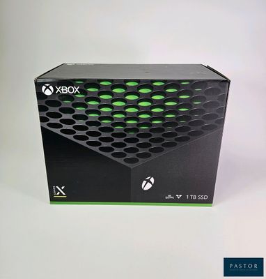 the box for the xbox x console is open and ready to be used