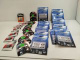 many different types of batteries on the table