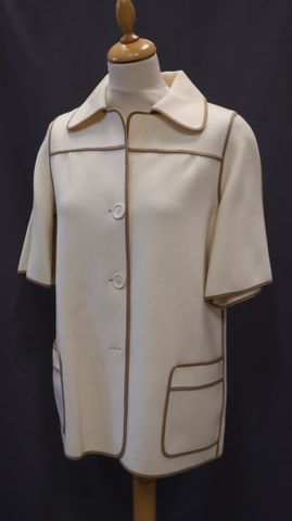 WEINBERG Paris – Petite veste manche courte en laine, taille 40 à...