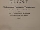 la couverture du livre *La physiologie du goût*