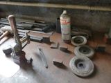 a lot of tools that are sitting on a table