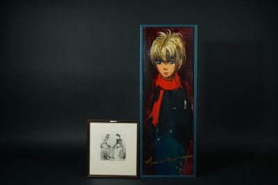 Théophile SCHULER (1821-1878) Paysannes de Schleithal