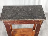 Console en noyer reposant sur deux colonnes à chapiteau en l… (photo 6)