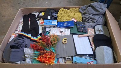 269 / 1 palette de 115 kg de mix ( lunettes, fausse pl…