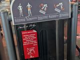 an image of a gym equipment display in a store