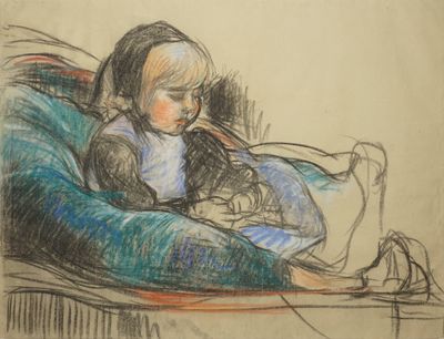 GUILLAUMIN Armand, 1841-1927, Jeune enfant, circa 1895