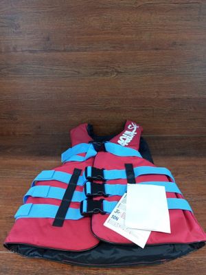 Lot de 2 GILETS AQUA SKI taille M - rouge et bleu