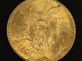 an image of a gold coin with an angel on it
