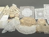 many different types of laces on a table