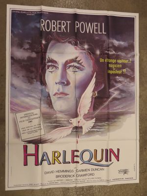 an image of a movie poster for the film harlequin
