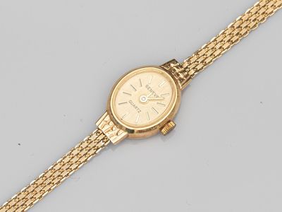 Montre Rolex pour femme à bracelet en or 18 carats