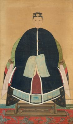 une image d'un tableau représentant un homme assis sur une chaise