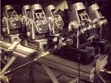 a lot of machines that are sitting on a table