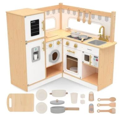 Cuisine Enfant MAMABRUM L en bois , interactive, dimensions:…