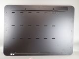 the back of a laptop with the bottom panel removed