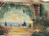 une image d'un tableau sur le mur d'un bâtiment