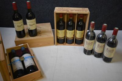 Coffret bois contenant 2x Château l'Aiguille du Pin, Premièr…