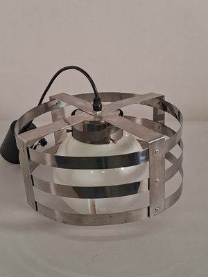 an image of a lamp that is on a table