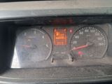 a close up of a speedometer in a car