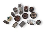a lot of objects that are sitting on a white surface