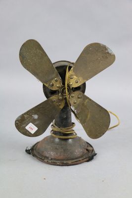 a small fan that is sitting on top of a table