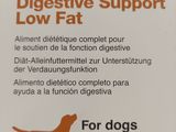 an image of a label for a dog ' s diet on the side of a box