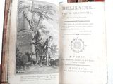an open book with a picture of a man and a child
