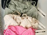 three bras that are sitting on top of each other