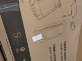 a cardboard box with a picture of a laptop on it
