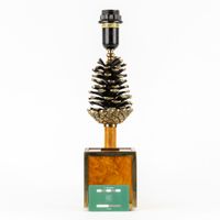 Lampe de table décorative en forme de « pomme de pin », en b… (photo 3)