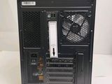 a close up of a computer case with a fan on top of it