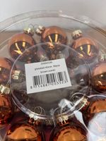 (x576) Boules de noêl 40 mm en verre "combiné brun" 16 tubes… (photo 3)